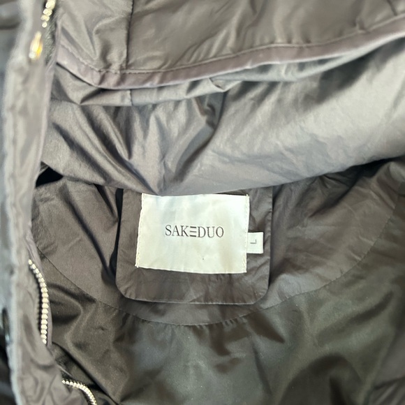 Black Puffer Jacket - Picture 2 of 3